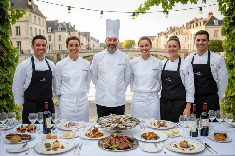 L'équipe Le Nectar Traiteur à Libourne - Notre histoire et notre passion pour la gastronomie girondine